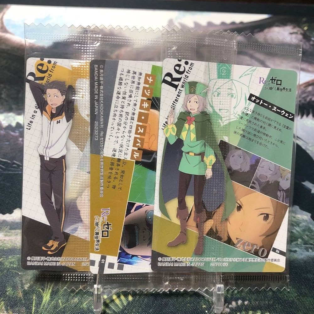 リゼロ ウエハース 箔押し セット リゼロ ウエハース 箔押し セット